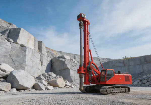 Epiroc surface drill rig at quarry